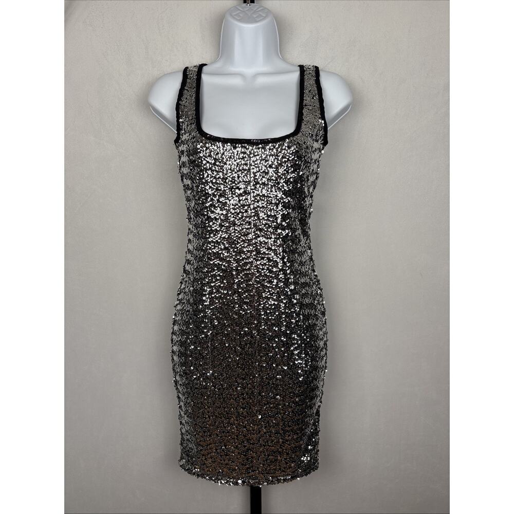 NEW Mark Wong Nark Sequin Bodycon Mini Dress Women Small Party Night Out Festive